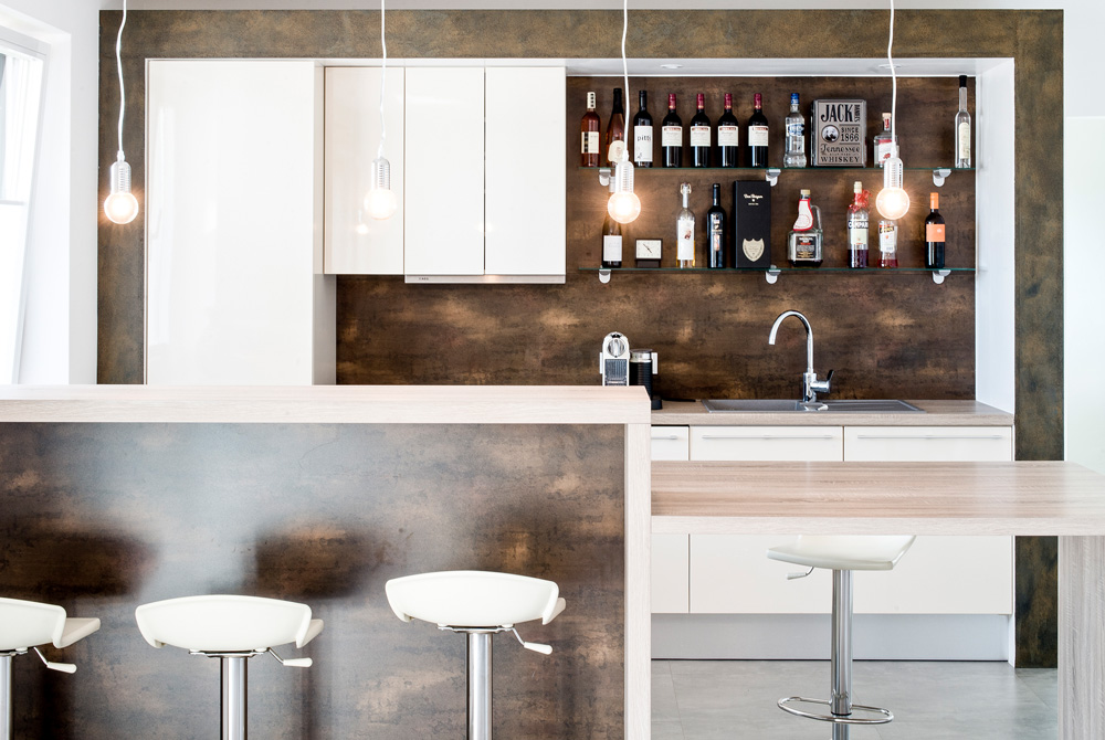 The Alps bar area