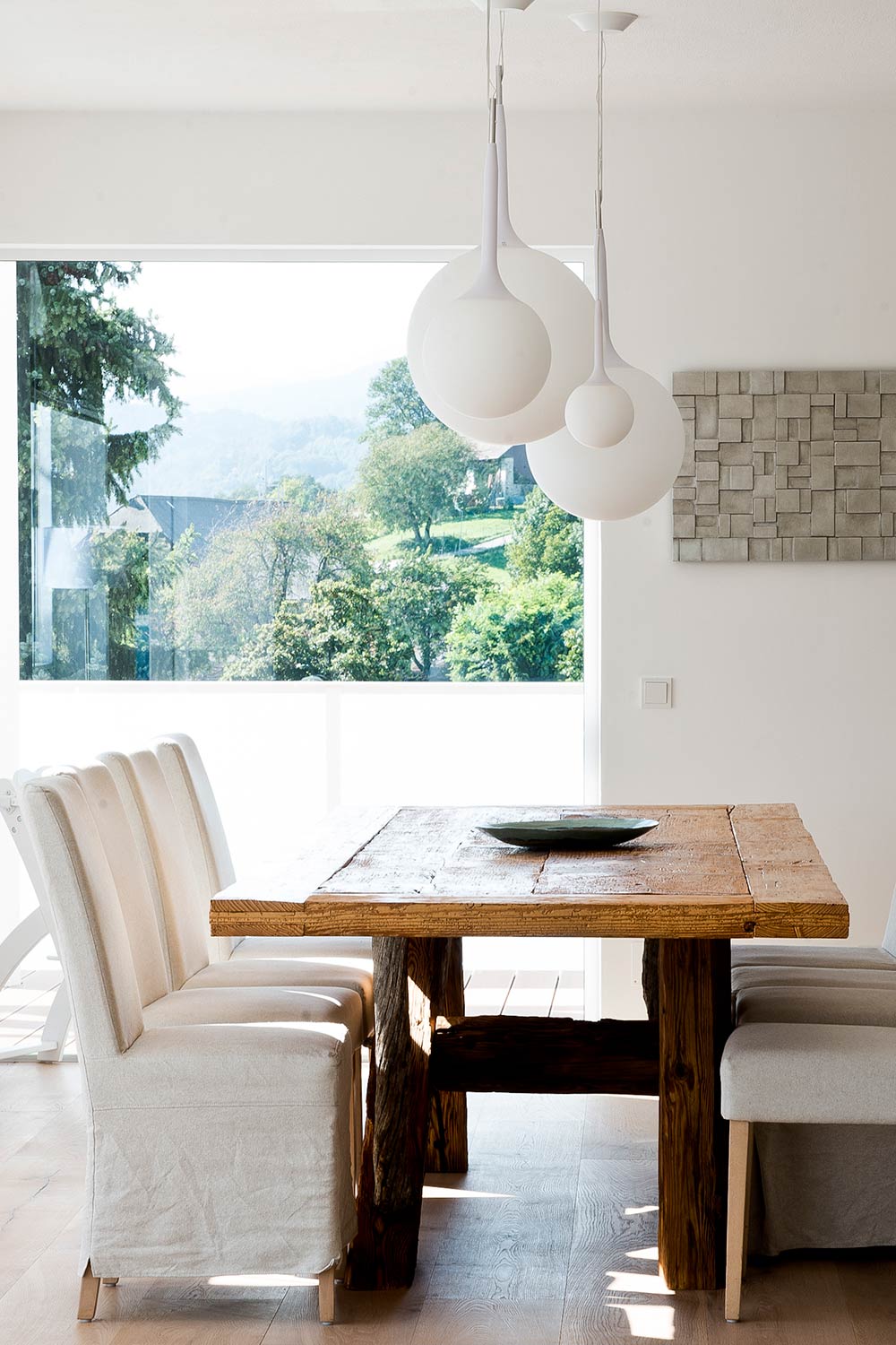 The Alps dining area setting